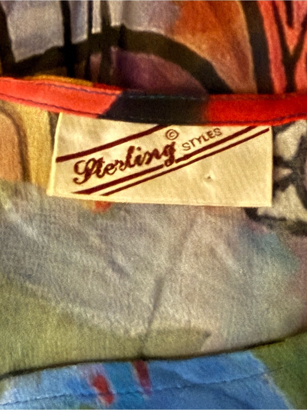 Sterling Styles Colorful Artsy Cats Cover Up Top ONE SIZE - up to a 3X - Picture 4 of 10
